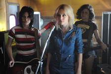 Billede fra filmen "The Runaways", der handler om bandet af samme navn